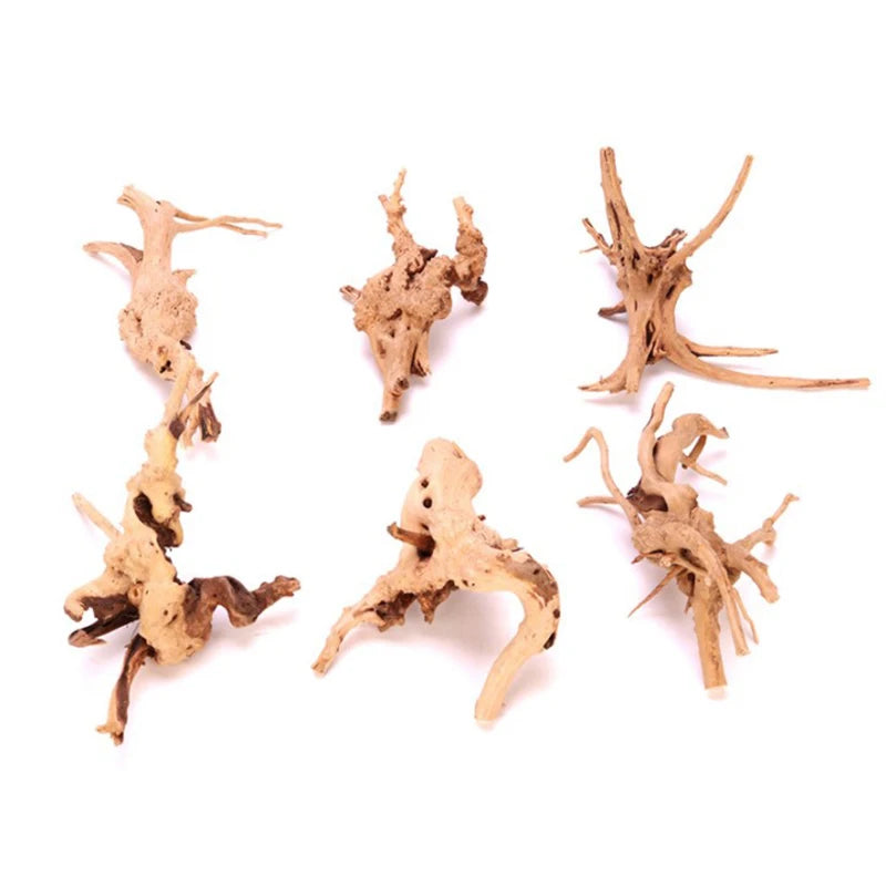 1 Pc Wood Natural Trunk Driftwood Tree Aquarium Fish Tank Plant Stump Aquarium Fish Tank Ornament Landscaping Decoration Oasis Select