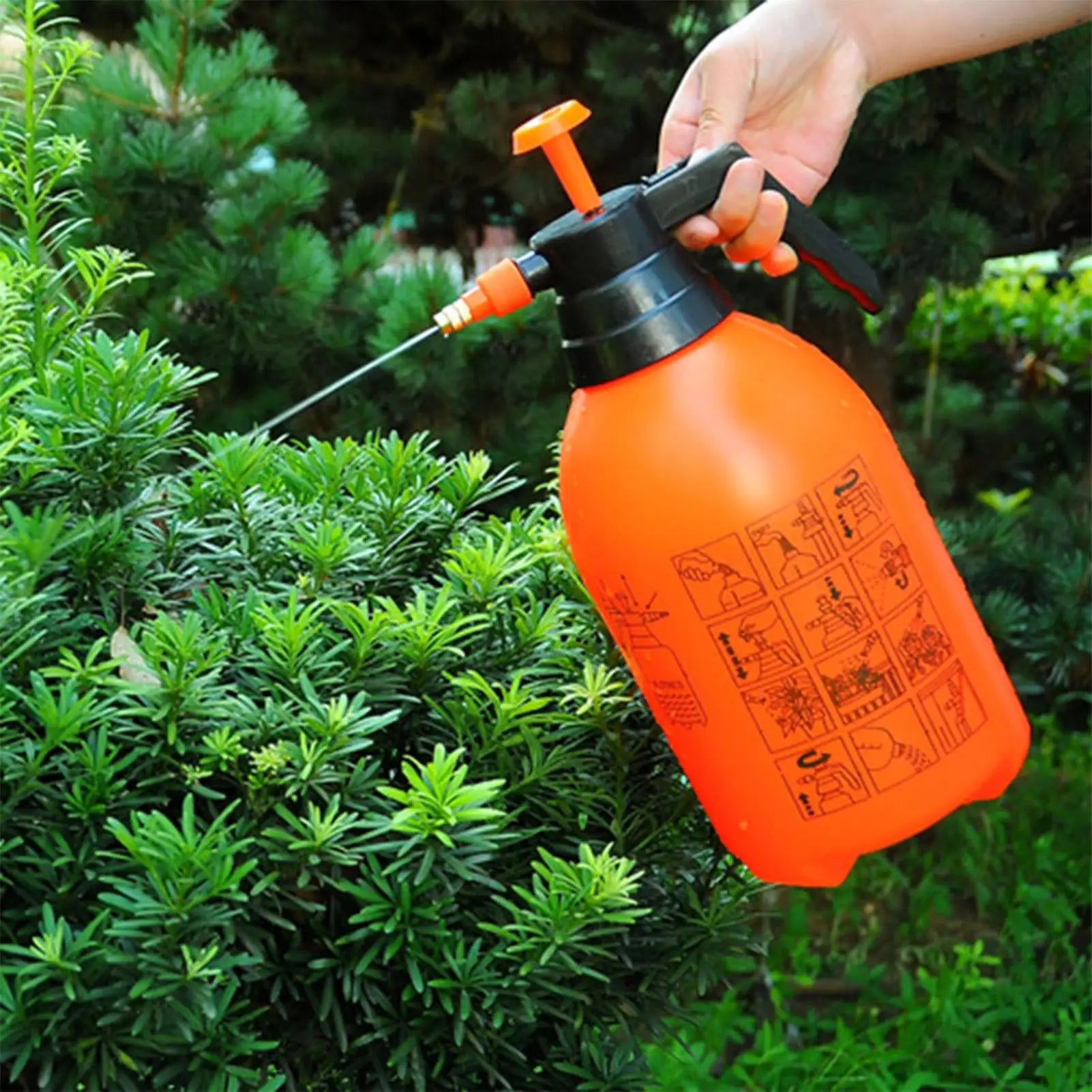 Water Sprayer 2/3L Hand Pressure Water Sprayer Adjustable Portable Garden Sprayer Bottle Plants Sprinkler Car Wash Spray Oasis Select