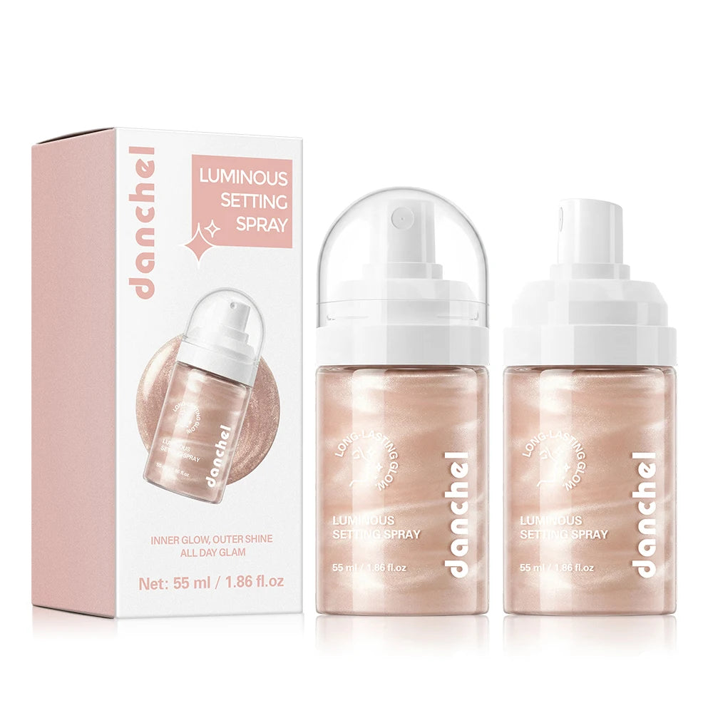 Luminous Setting Spray Instantly Boosts Skin Dewy Plump-looking Lasting Hydration Face Makeup Blends Seamlessly Natural Finish Oasis Select 3 pcs