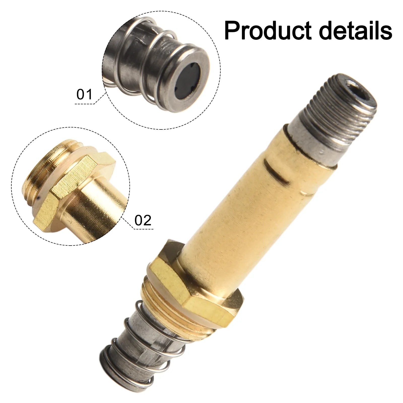 Solenoid Valve Coil Oil-free Silent Air Compressor Small Pump Parts Check Valve For Fish Tank Air Tool Parts Oasis Select