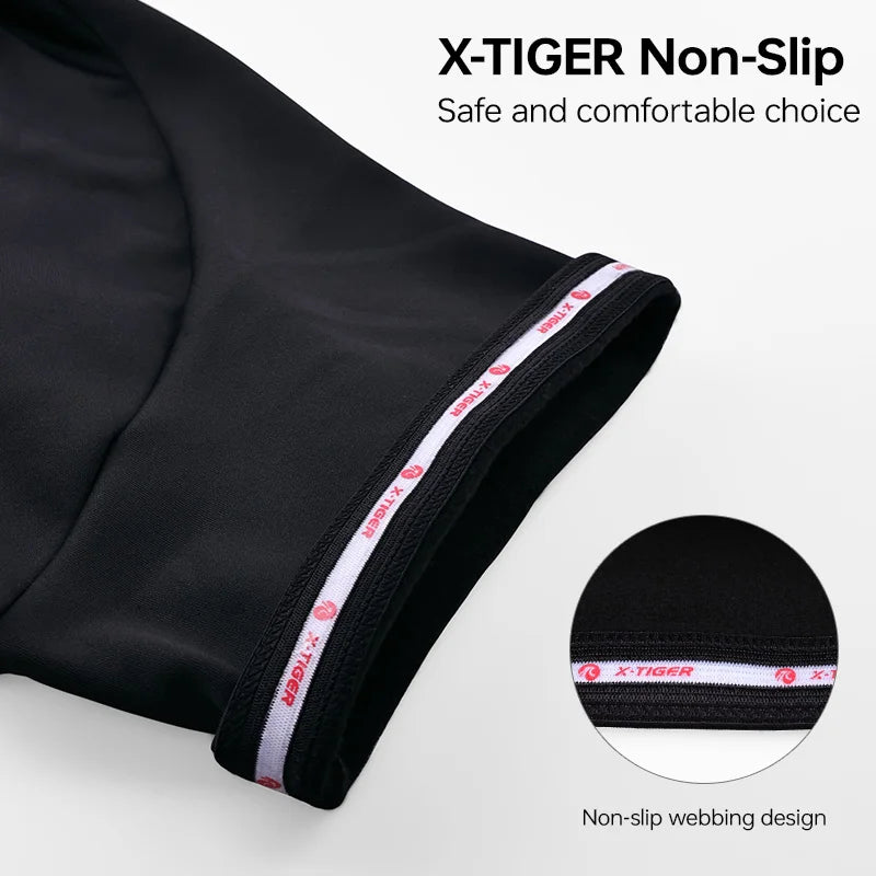 X-TIGER Winter Warm Cycling Shorts Triathlon 5D Gel Filled Professional Lycra Bike Shorts Breathable Men's Mountain Bike Tights Oasis Select
