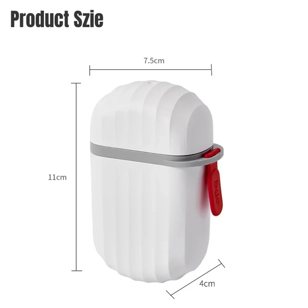 1Pc Portable Soap Dishes Sealed Storage Box Waterproof Travel Home Bathroom Soap Box Outdoor Storage Box Soap Box Organizer Tray Oasis Select