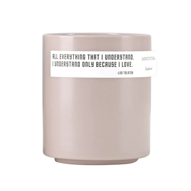 Low-temperature Candles Plant Essential Oil Aromatherapy Candles Simple and Fashionable Home Smokeless Candles Hotel Souvenirs Oasis Select