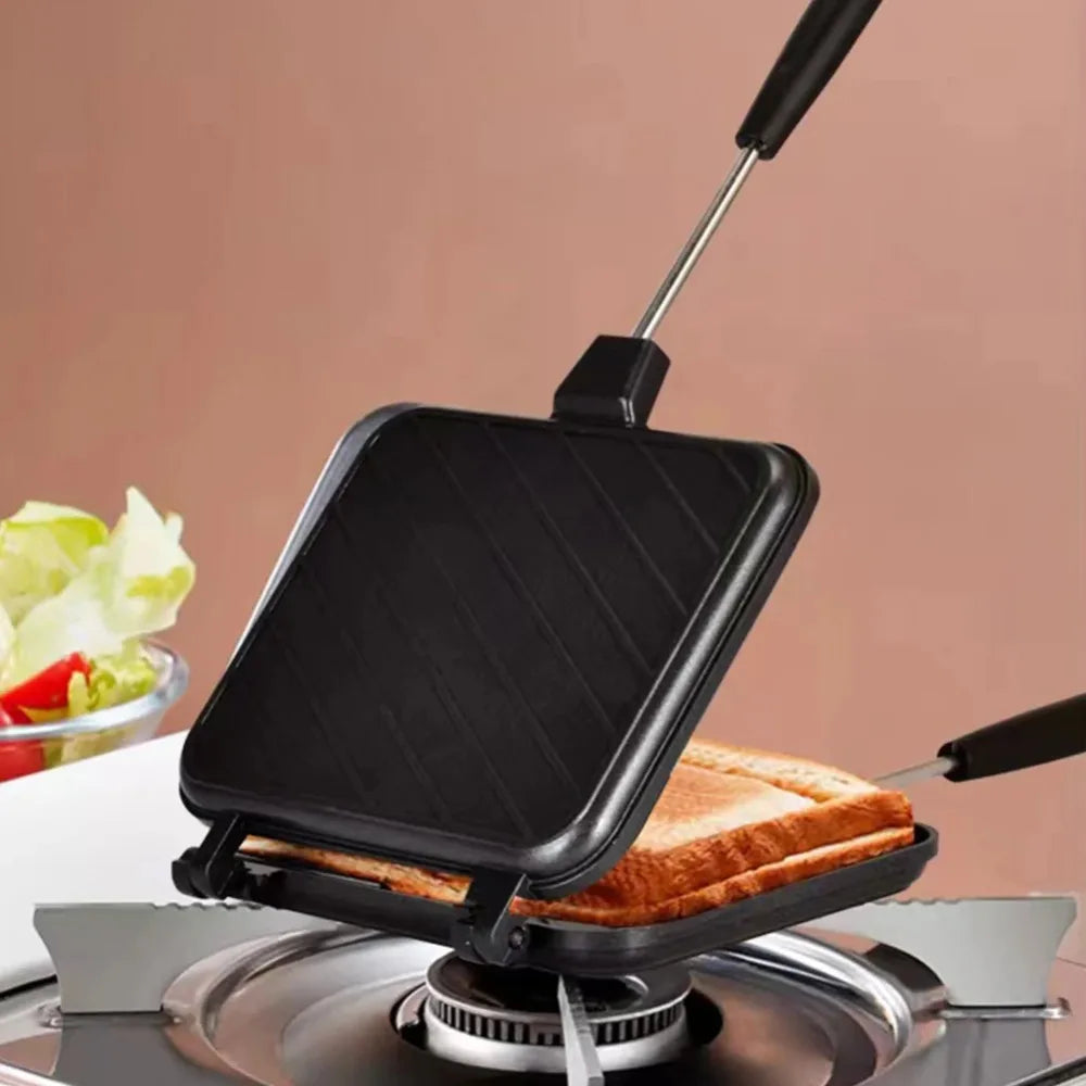 Double-Sided Non-Stick Sandwich Pan | Pancakes & Omelets Sandwich Baking Pan Oasis Select