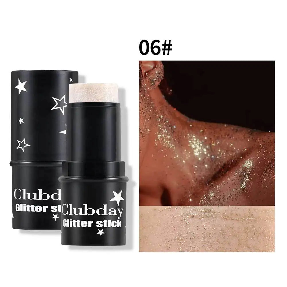 Glitter Eyeshadow Stick – Multichrome Cream Shimmer Sparkle
