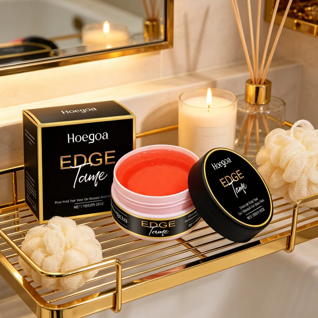 Hoegoa Styling Gel for All Hair Types Firm Hold Smooth Frizz Edge Control Enhance Gloss Fast Shaping Non Sticky Hair Wax 150g Oasis Select
