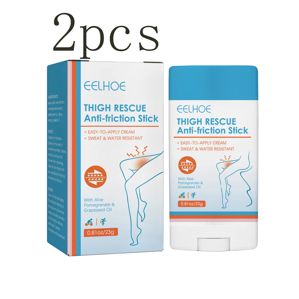 Thigh Anti-Chafing Stick - Waterproof, Sweatproof, Blister-Free, Easy Application, Skin Protection for Legs, Heels & Arms Oasis Select 2pcs