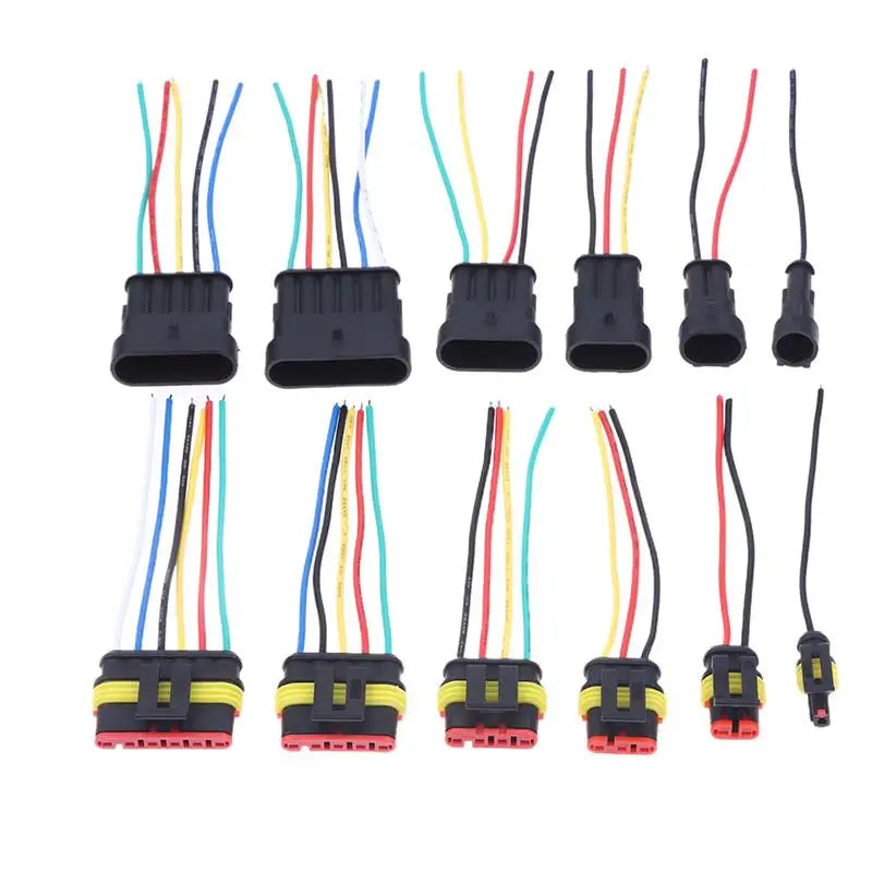 1-6 Pin Male/Female Electrical Connector Kit, 18AWG, Quick Disconnect Socket for Truck, Car Rapid Wiring Solutions Oasis Select