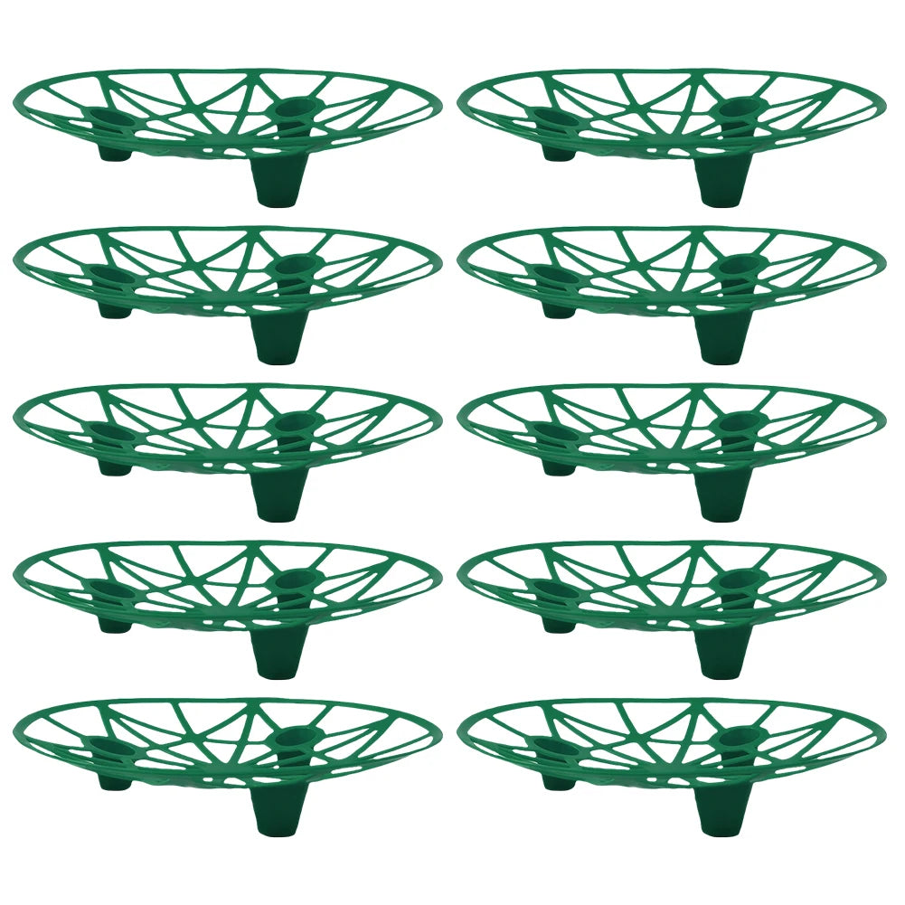 10pcs Watermelon Cradle Reusable Fruits Vegetables Nursery Tray Vegetables Plant Holder for Watermelons Pumpkins Melons Squash Oasis Select 10Pcs Green Australia