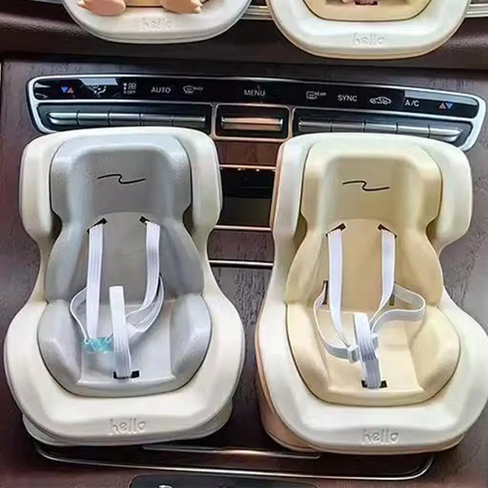 Kawaii Mini Car Seat for OB11 & Plush Dolls – Cute Car Decor Doll Car Seat Decor Oasis Select