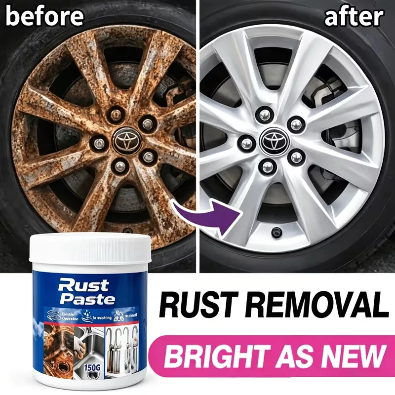 Multi Purpose Rust Removal Paste - Specifically Designed for Automotive Wheel Hubs And Metal Surfaces, with A Powerful And Fast Oasis Select
