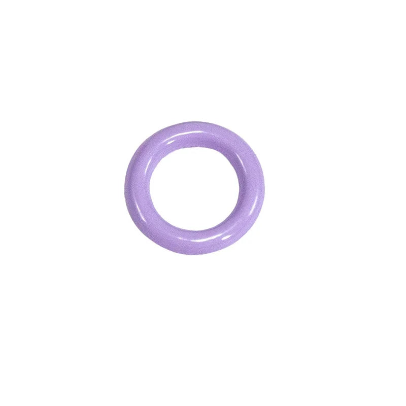 50pcs 9mm Mix Color Soldered Closed Jump Rings Small O Ring Connector for DIY Bracelet Necklace Craft Jewelry Making Oasis Select Light Purple 1.7X9mm
