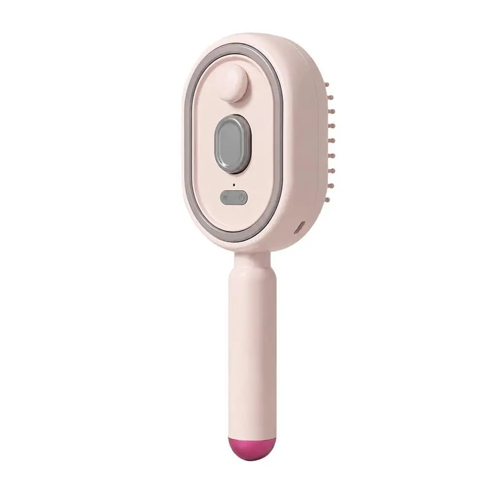 New Electric Spray Air Cushions Massage Comb Anti-static Self-cleaning Steam Essential Oil Brush Vibration Scalp Massager Combs Oasis Select 01