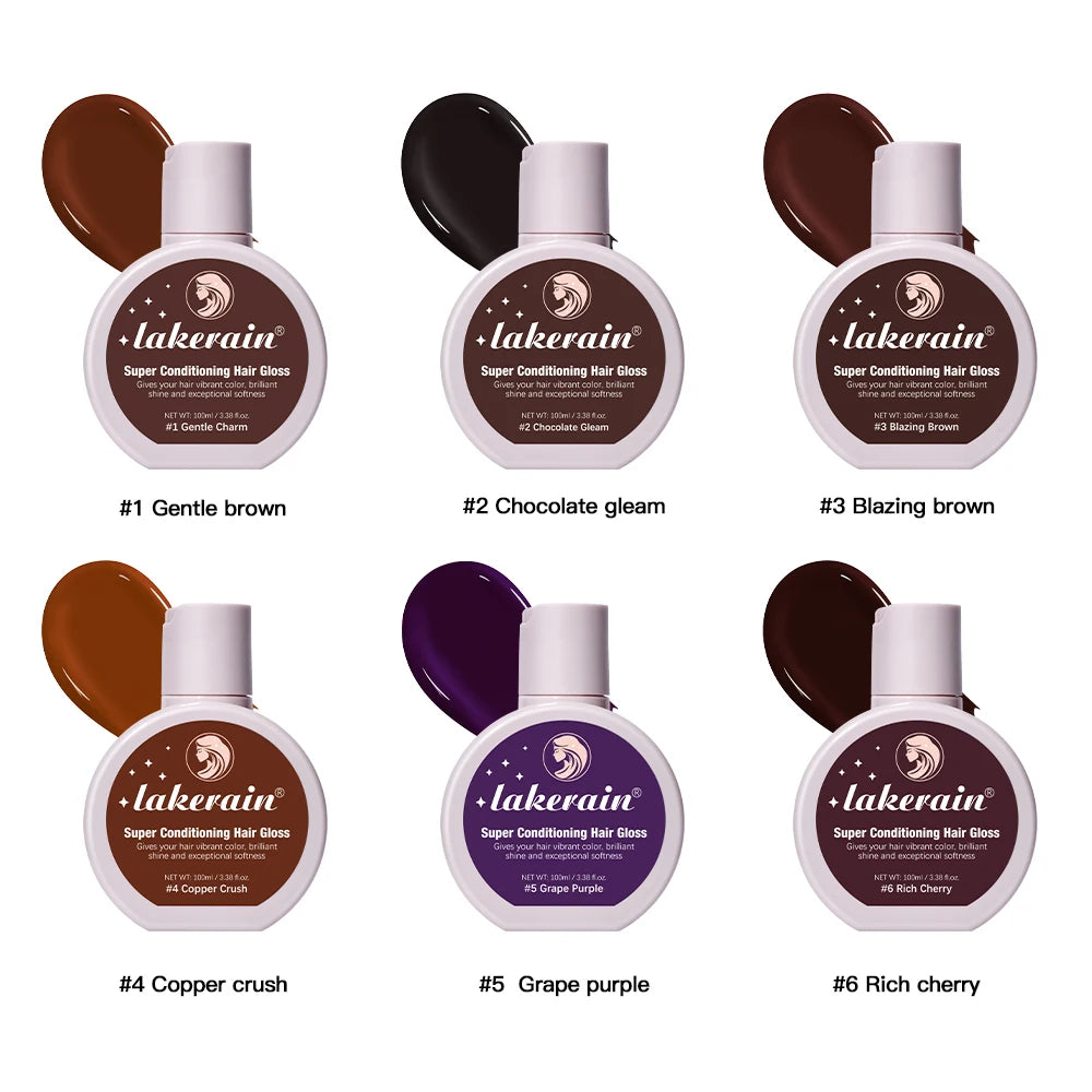 Lakerain Hair Gloss Glaze – Semi-Permanent Color & Shine
