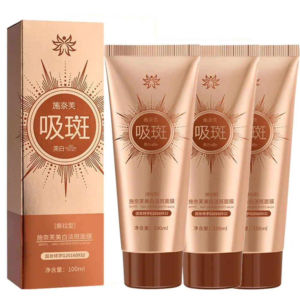2/3PCS Spots Peel-Off Facial Mask Anti-Blemish Freckle Brightening Off Mask Deeply Clean Pore Tightening Moisturize Glowing Skin Oasis Select 100ml X3