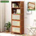 table Bookcase with door Household children's corner Bookshelf Internet celebrity American TV Wall narrow cabinet display shelf Oasis Select Fifth floor 60