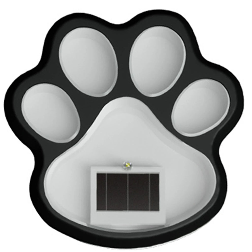 Solar Paw Print Garden Lights | Waterproof Pathway Decor 4 Pack