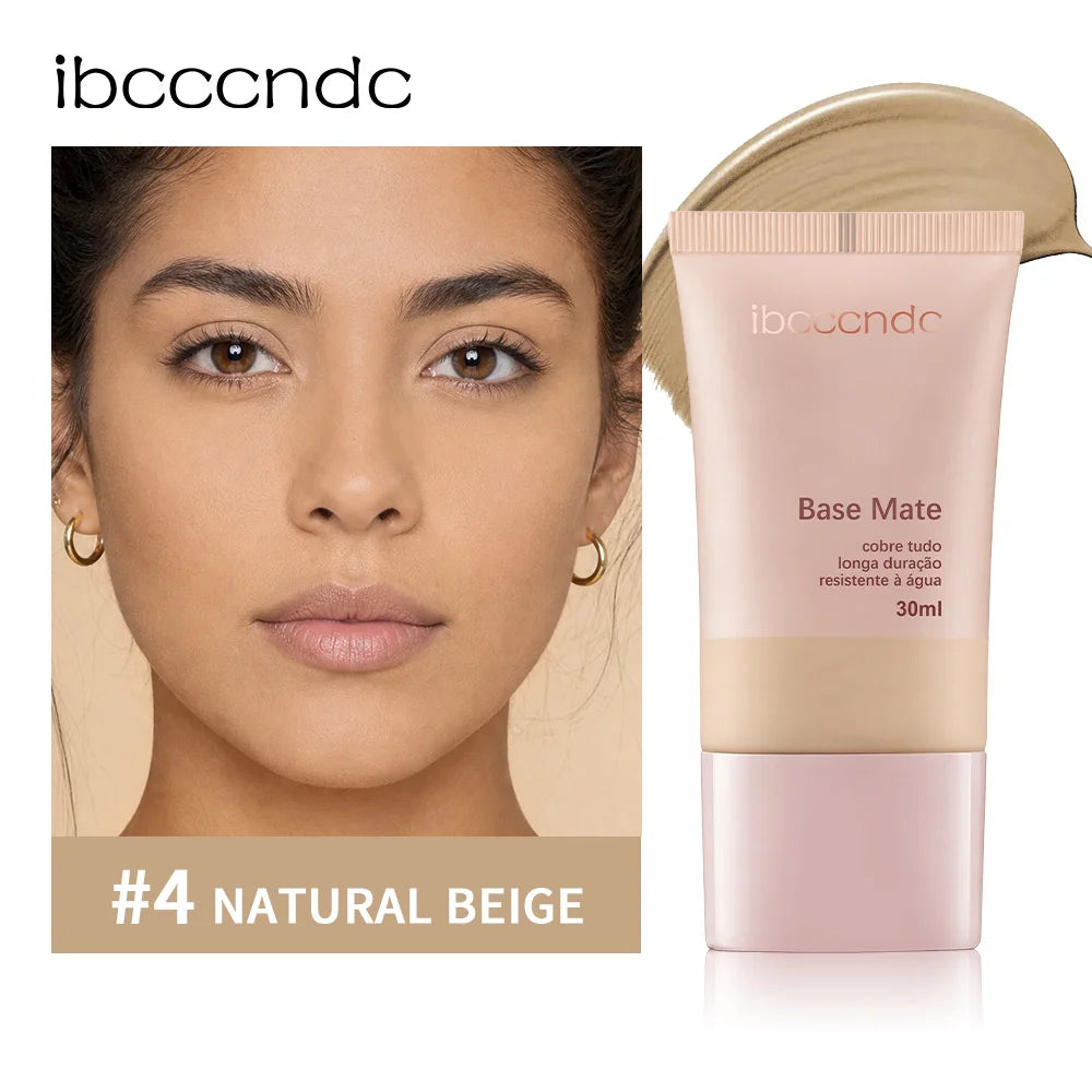 Matte Foundation Natural Coverage Waterproof Long Lasting Smudge Proof Oil Control Moisturizing Nourishing Face Makeup Daily Use Oasis Select Color 4