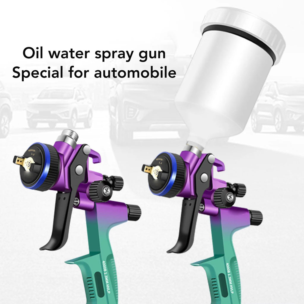 HVLP Spray Gun Kit Professional Paint Sprayer for Furniture Wall Art Projects Painting with 600ml Cup 1.3mm Nozzle Oasis Select