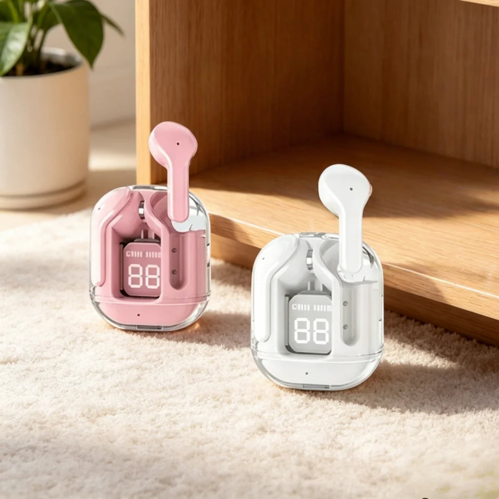 Original TWS Transparent Wireless Bluetooth Headset HIFI Sound Wireless Earphones Quality Bluetooth for all smartphones Oasis Select