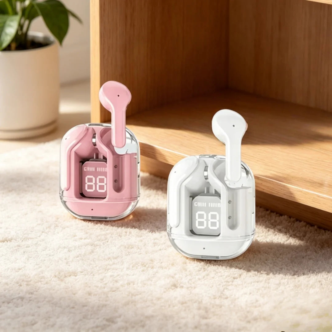 Original TWS Transparent Wireless Bluetooth Headset HIFI Sound Wireless Earphones Quality Bluetooth for all smartphones Oasis Select
