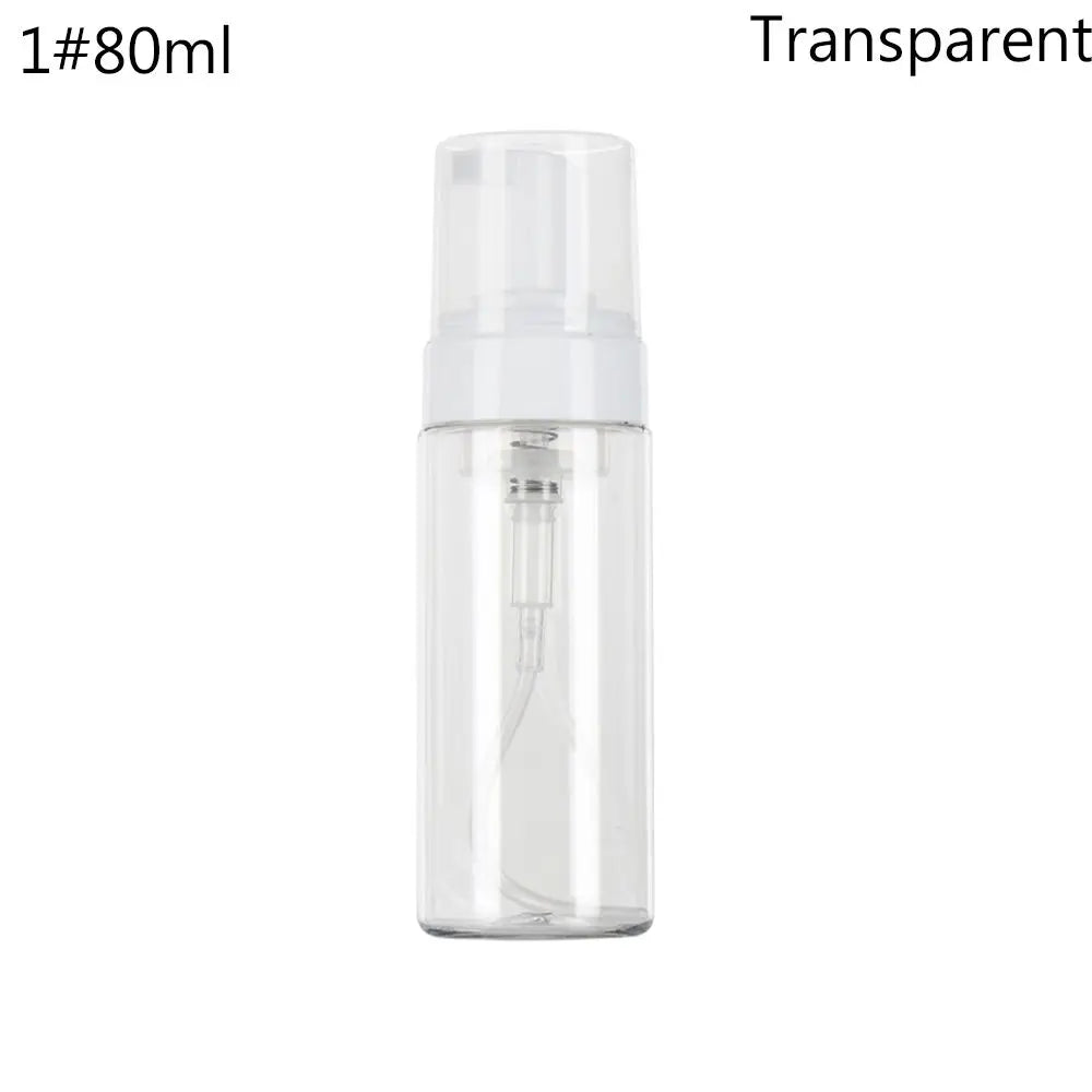 Clear Blue Shampoo Lotion Shower Gel Foam Pump Bottles Foaming Bottle Liquid Soap Whipped Mousse Points Bottling Oasis Select Transparent-1-80ml