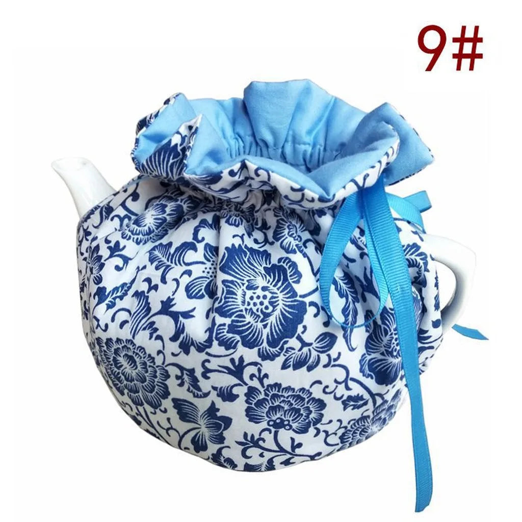 Quilted Insulated Tea Cosy | Chinese Style Teapot Warmer Cover