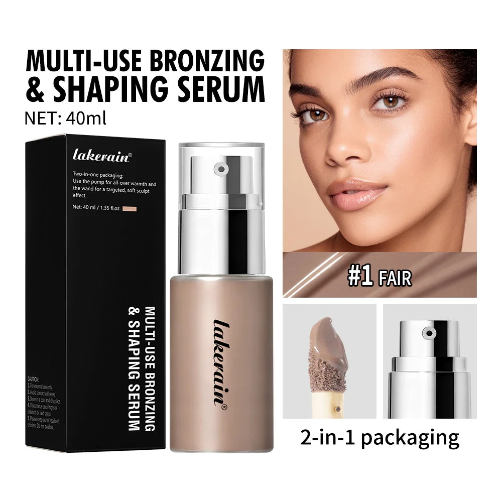 ibcccndc Liquid Foundation – Concealer, Bronzer & Brightening Liquid Foundation Oasis Select 1Fair