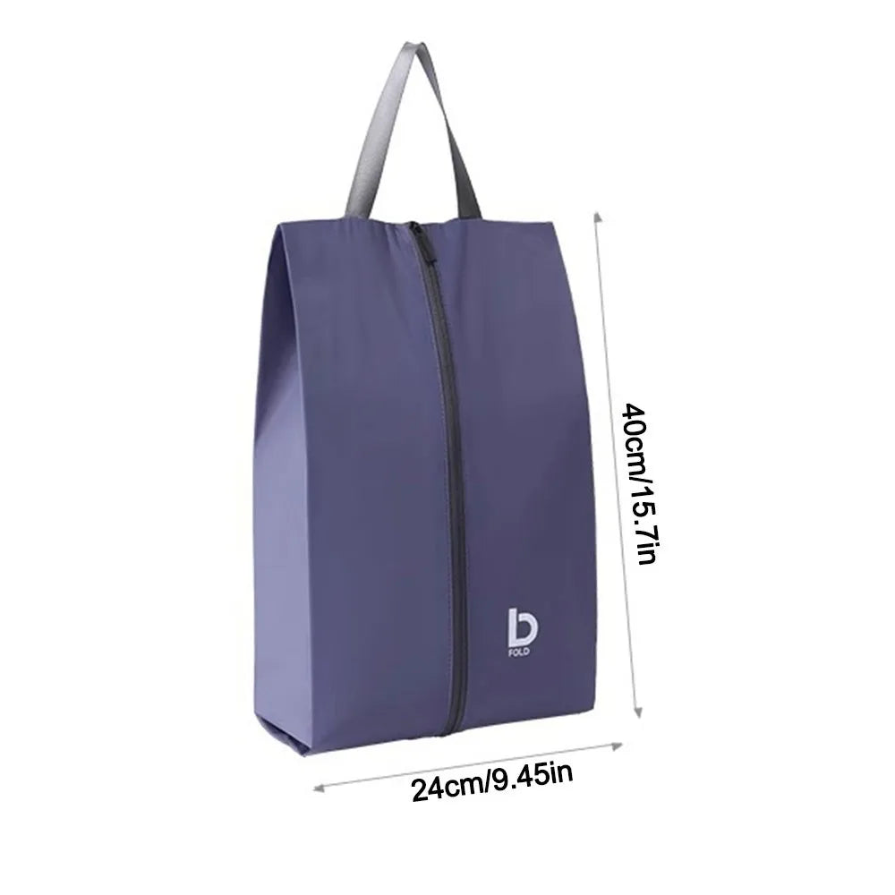 New Waterproof Shoe Storage Bag Nylon Fabric Strong Zipper Travel Bag Dustproof Portable Wardrobe Bag Fitness Sports Oasis Select