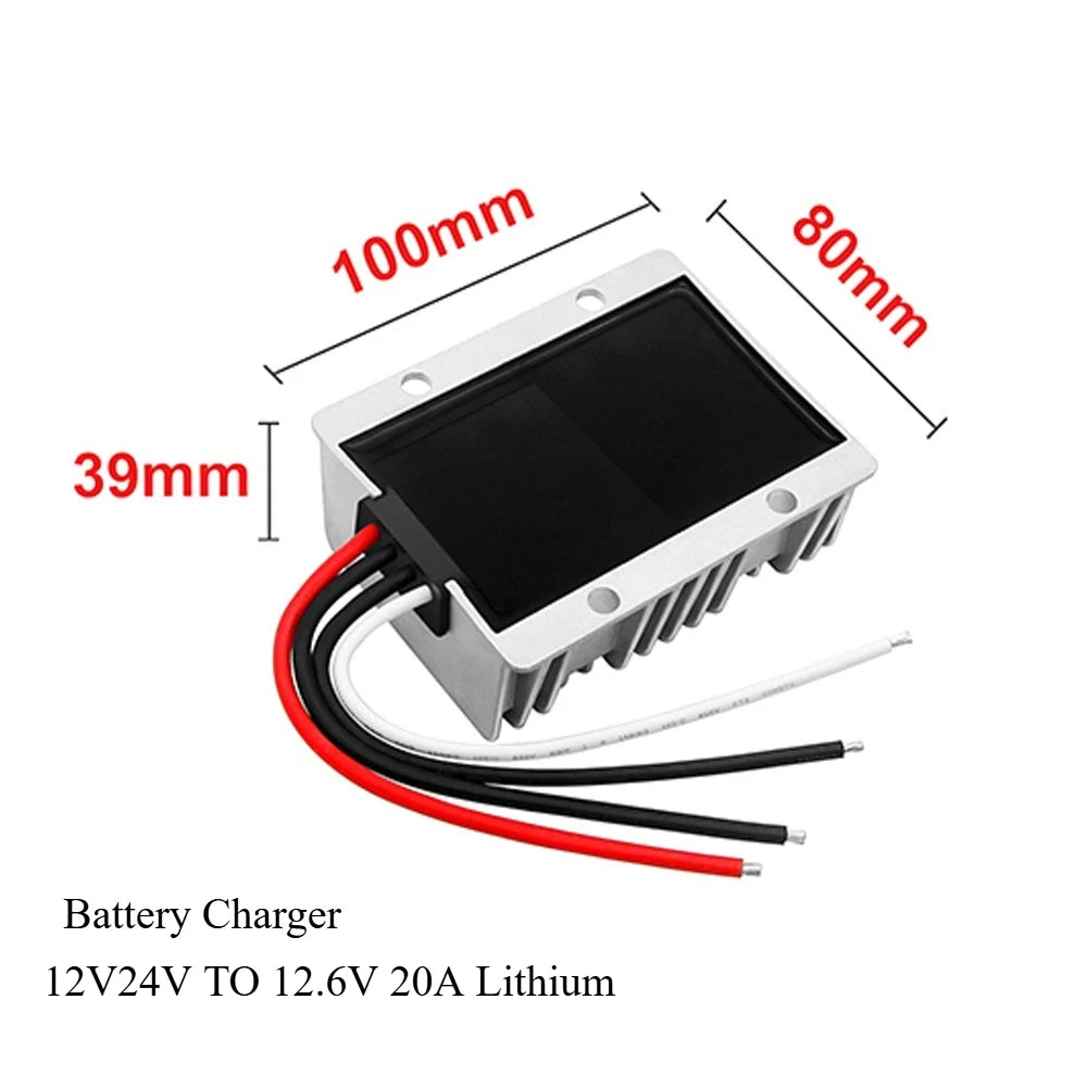 9V-36V 12V24V to 16.8V 13.8V 12.6V 14.5V 5A-20A 12V BOOST Lithium Battery Chargers DC DC Charger BUCK For Dual-battery System Oasis Select 12.6V 20A Lithium 9V-36V
