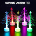 1 PC LED Christmas Fiber Tree Luminous Fiber Optic Christmas Tree Night Light Color-changing Fiber Tree Festival Decorative Lamp Oasis Select 1 Pack