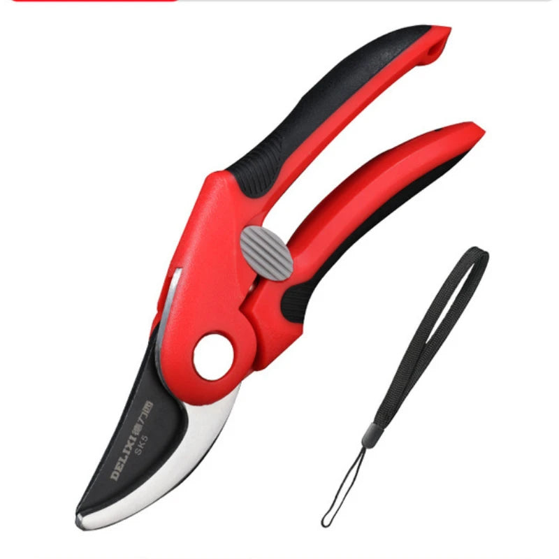 Garden Pruning Shears Gardening Fruit Tree Pruning Shears Multifunctional Stainless Steel Branch Shears Home Garden Supplies Oasis Select black