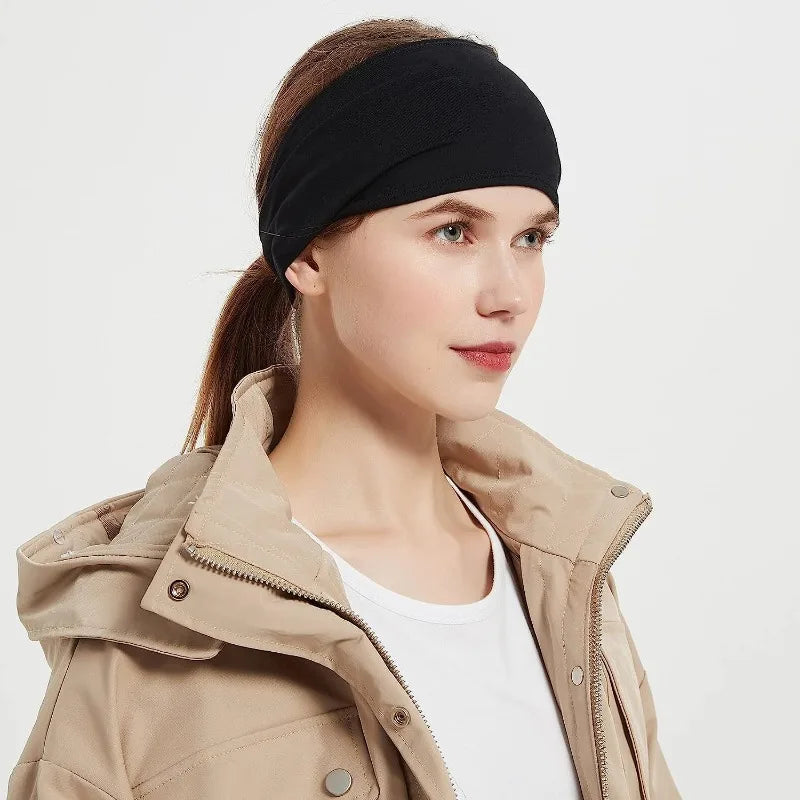 Sport Headband Fitness Sweat Bandage Head Hair Band Tennis Yoga Absorb Sweat Head Band Basketball Running Sweatband Women Men Oasis Select