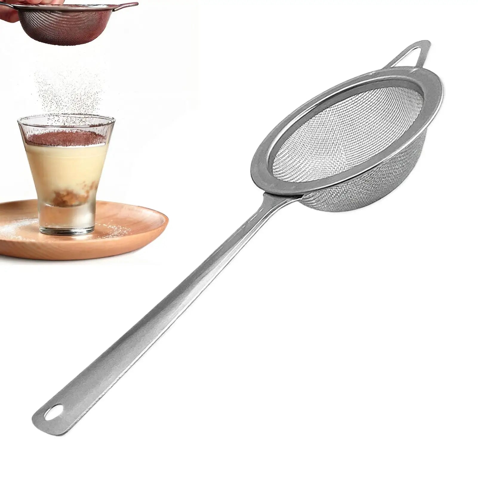 Flour Duster for Baking Stainless Steel Even Dispensing Baking Powdered Sugar Duster for Enthusiasts Professionals Beginners Oasis Select