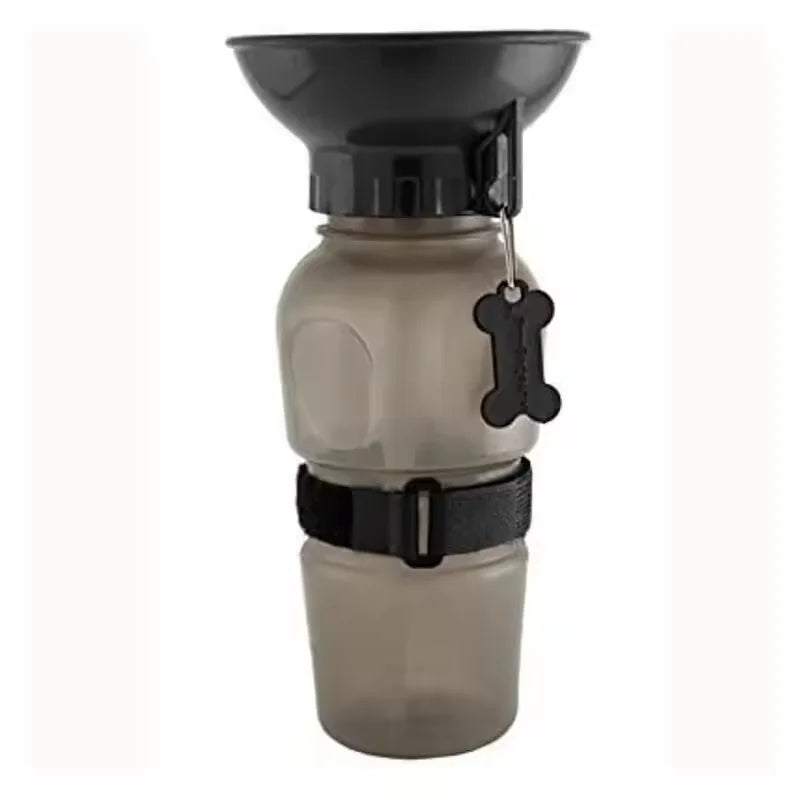 500ml Outdoor Squeeze Portable Pet Dog Water Bottle Large and Small Dog Travel Drinking Cup Supplies Suitable for Dogs and Cats Oasis Select gery-1pcs 500ml