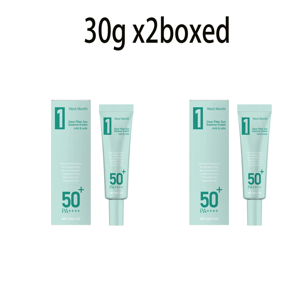 WEST MONTH SPF50 Sunscreen Broad Spectrum UV Defense Body Body Sunscreen Oasis Select 30g x2boxed