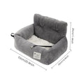 Dog Car Seat Pet Travel Booster Seat with Handle Dog Safety Car Seat Dog Car Bed Dual-Use for Car and Home Travel Carrier Bed Oasis Select A