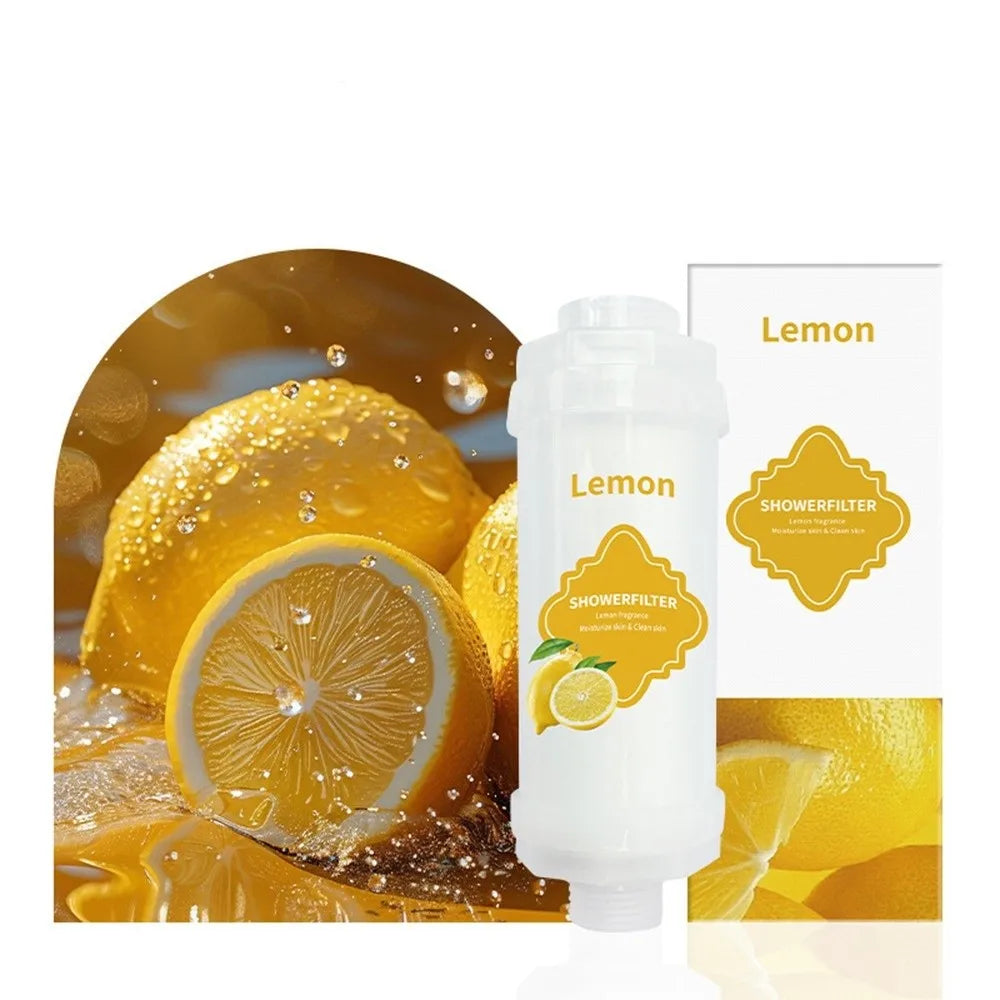 Lavender Shower Head Water Filter Dechlorination Anti-scaling Perfume Water Filter Filter Impurities Mixed with Vitamin C Oasis Select Lemon
