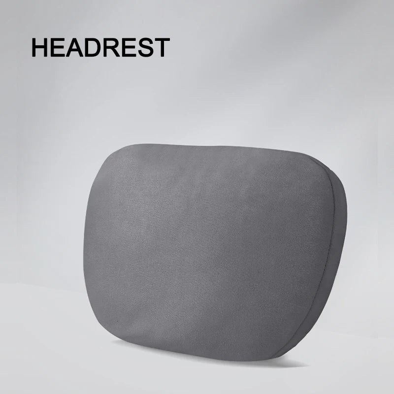 Car Headrest Soft Car Seat Support Waist Pillow Adjustable Auto Seat Cover Head Neck Rest Cushion Neck Lumbar Cushion Pillow Oasis Select Headrest 3