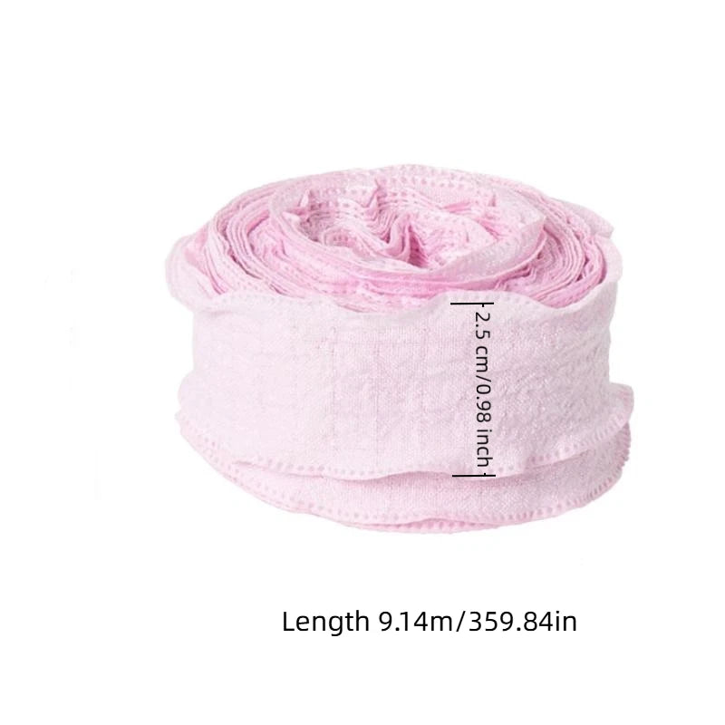 Fishtail Ruffled Linen Ribbon Roll – Weddings, Gifts & Crafts