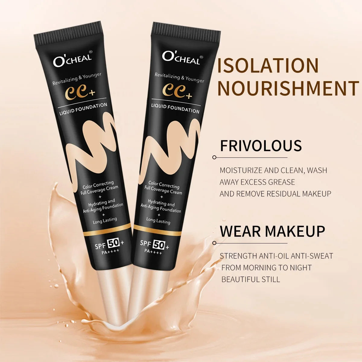 BB Cream SPF50 PA++++ Foundation Primer – Waterproof & Brightening