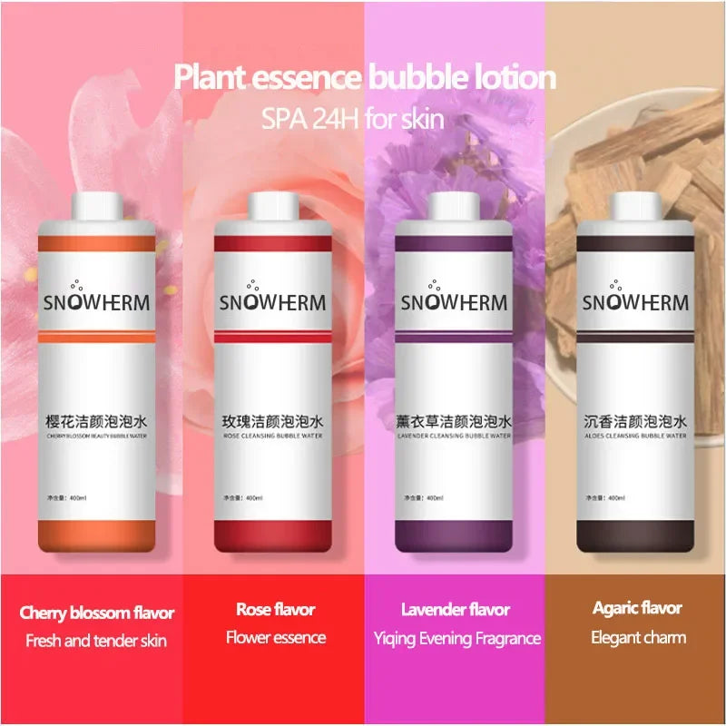 400ml Magic Oxygen cleansing Bubble Machine water For Whole Body Whitening Rejuvenating Skin Cleaning Mite Removing Essence Oasis Select