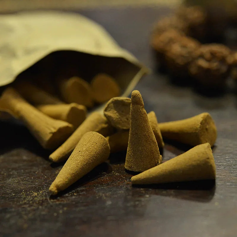 Handmade LotusCone Incense Premium SandalwoodPagoda Aromatherapy for Yoga/Meditation,Natural Home Fragrance Spiritual Cleansing Oasis Select
