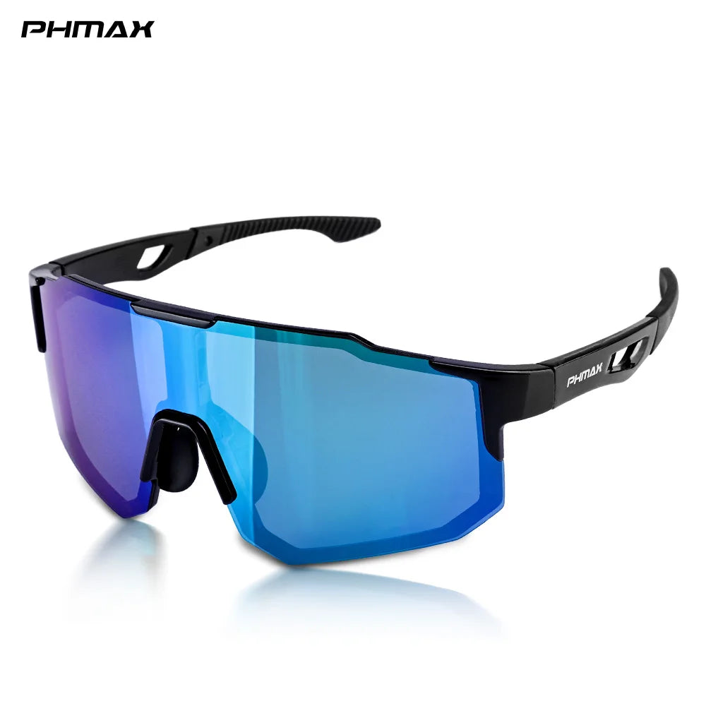 PHMAX Polarized Cycling Glasses Ultralight MTB Road Bike Glasses Sun Protection Men Polarized Bicycle Sunglasses Goggles Oasis Select P-YJ-933704
