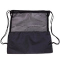 Mesh Bag Portable Football Storage Backpack Outdoor Basketball Volleyball Multifunctional Storage Bags Oasis Select 1pc black