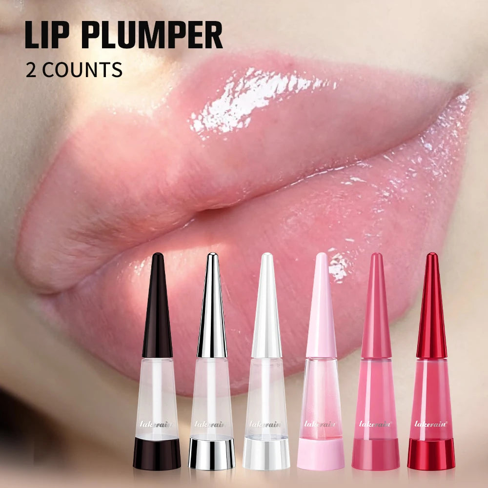 Lip Plumper Instant Moisturizing Lip Gloss Transparent Plump Lips Care Lip Stuffer Gift Korean Cosmetics Makeup Oasis Select