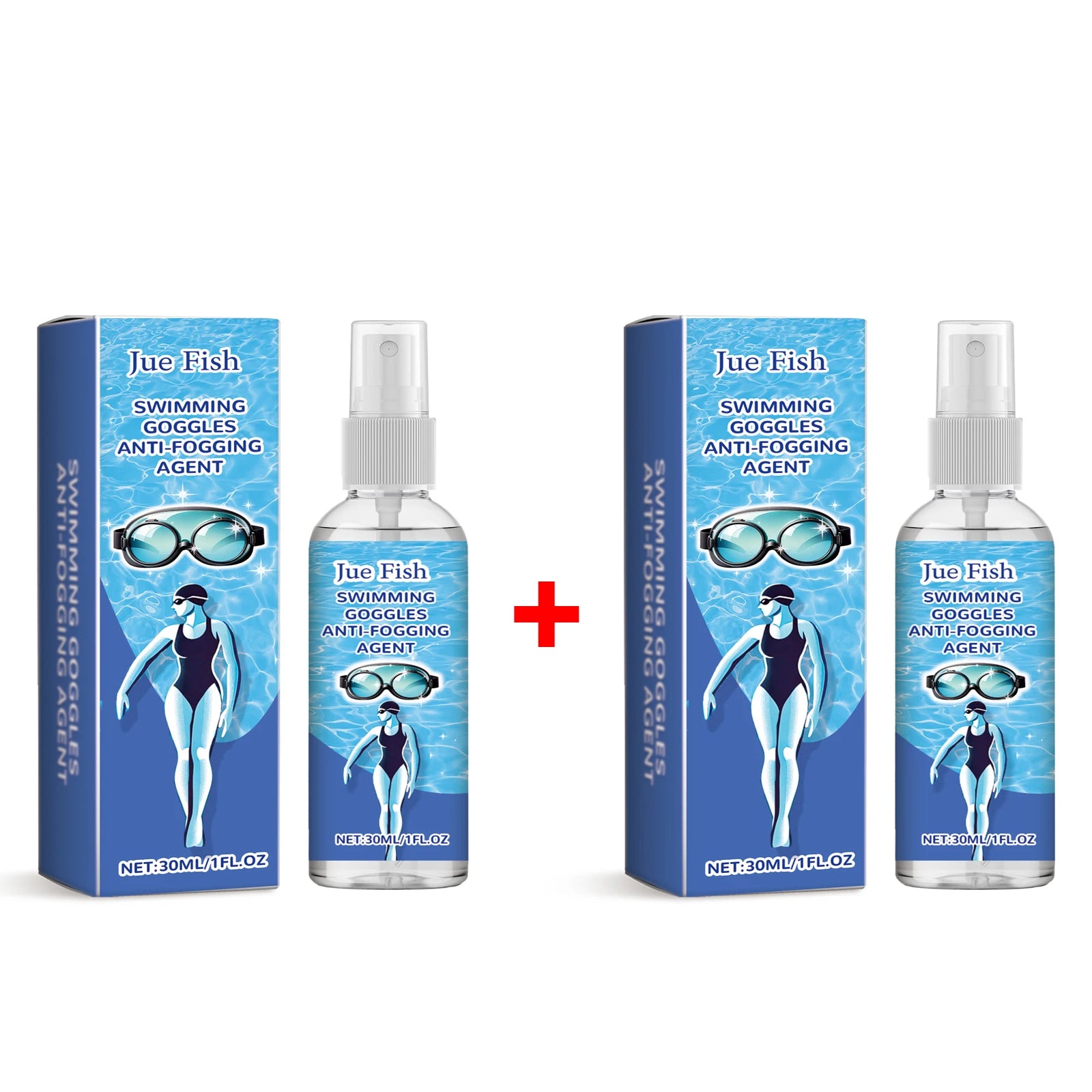 Swimming Goggles Anti Fogging Agent for Goggles Remove Lens Stains Prevent Fogging Anti Fog Eyeglass Cleaning Solution 30ml Oasis Select 2 X 30ml boxed