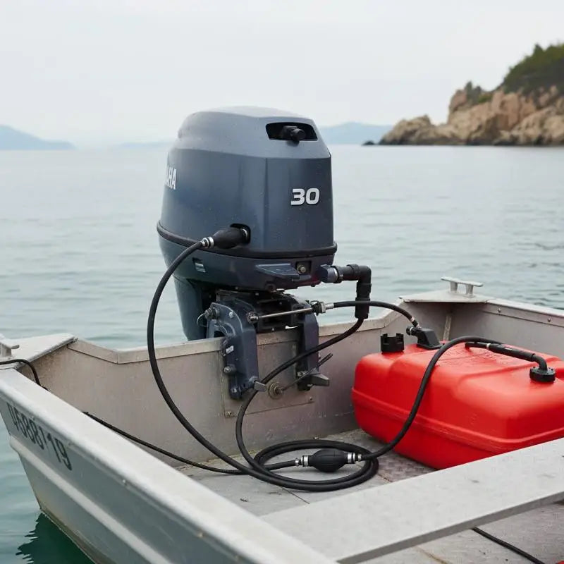 Performance Marine Accessories: 8mm Fuel Hose Assembly; 2.1/3.1M Outboard Motor Fuel Line for Boat Engine Oasis Select