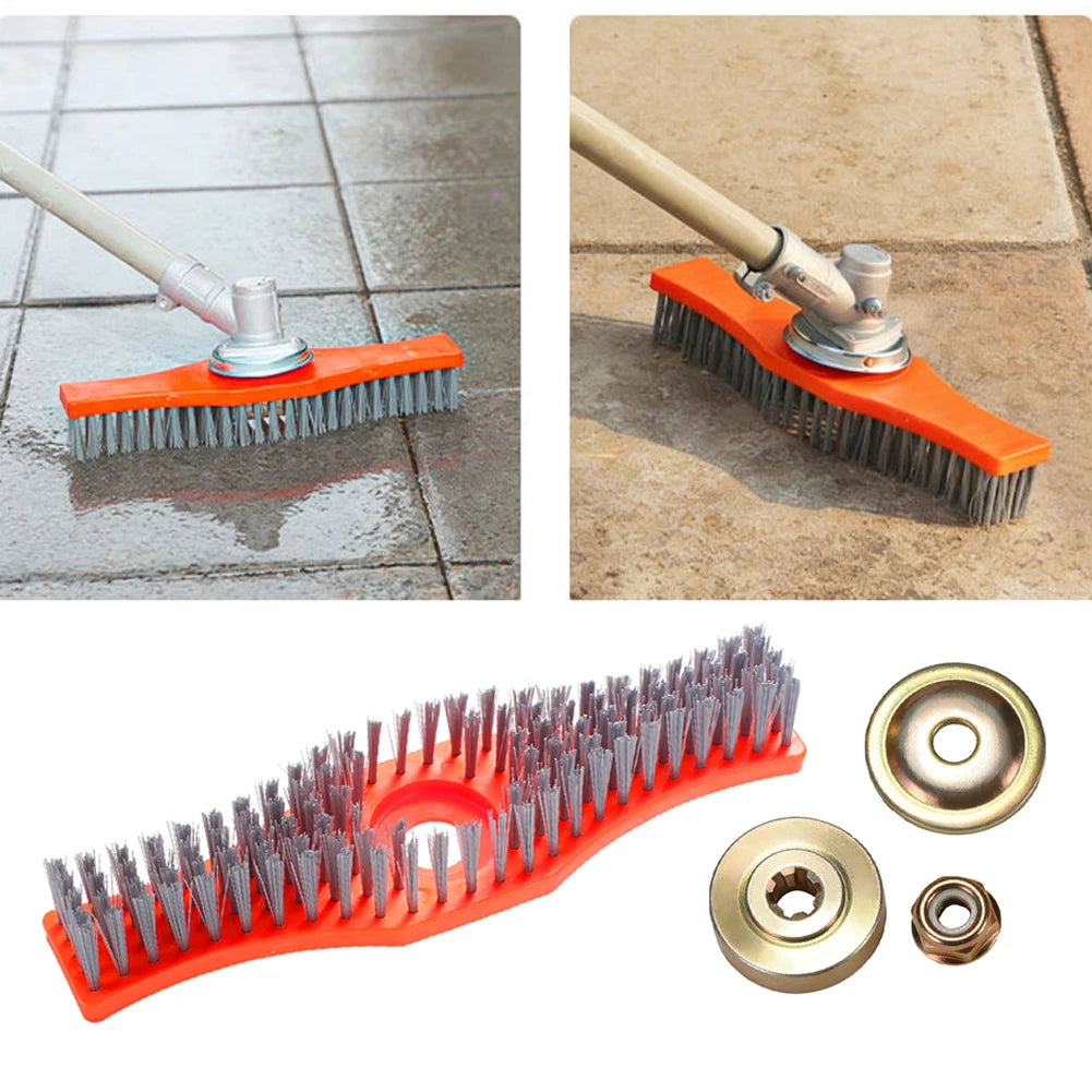 Lawn Mower Deck Cleaning Brush | Nylon Bristles & Fixing Kit Lawn Mower Brush Oasis Select