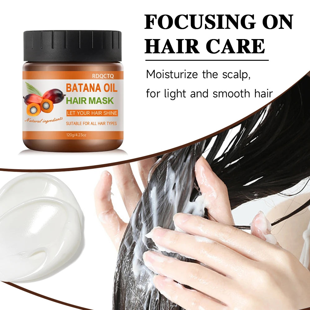 120g Batana Oil Hair Mask – Shine & Deep Nourishment Treatment Hair Nourishing Mask Oasis Select